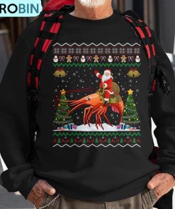 shrimp-ugly-xmas-santa-riding-shrimp-christmas-ugly-christmas-sweatshirt-1