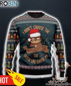 Sloth Life Ugly Christmas Sweater Best Xmas Gifts Dog Memorial Gift