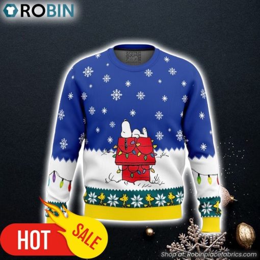 Snoopy Ugly Christmas Sweater 3D For Men and Women