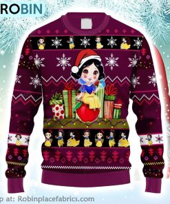 Snow White Chibi Ugly Sweater Funny Snow White Christmas Sweater Snow White Lover Gift Snow White Shirt Snow White Chibi Ugly Sweater Funny Snow White Christmas Sweater Snow White Lover Gift Snow White Shirt