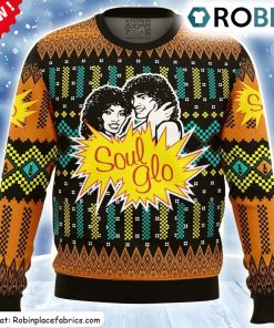 Soul Glo Coming To America Ugly Christmas Sweatshirt, Sweater