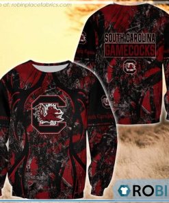 South Carolina Gamecocks Hunting Pattern All Over Print Sweatshirt