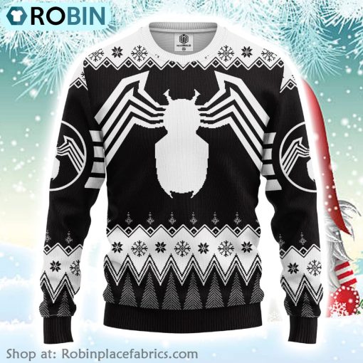 Spider Man Marvel Comics Gifts Spider Man Logo Ugly Christmas Sweater