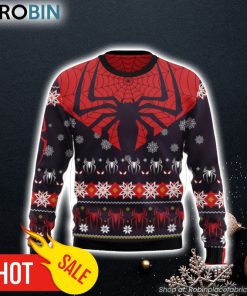 Spider Season To Be Spidey Ugly Christmas Sweater 3D For Men and Women