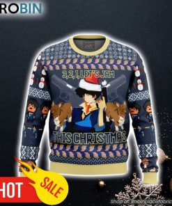 Spike Spiegel Cowboy Bebop Ugly Christmas Sweater 3D For Men and Women Spike Spiegel Cowboy Bebop Ugly Christmas Sweater 3D For Men and Women
