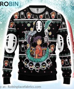 Spirited Away Studio Ghibli Ugly Christmas Sweater