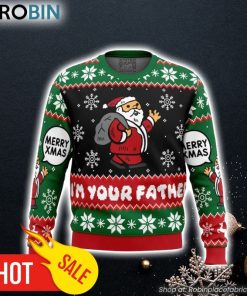 Spoiler Christmas Santa Claus Ugly Christmas Sweater 3D For Men and Women