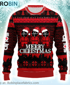 Squid Game Series Christmas 13 Squid Game Series Gift Fan Ugly Sweater