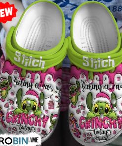Stitch Grinchy Feeling Extra Today 3D Print Classic Crocs
