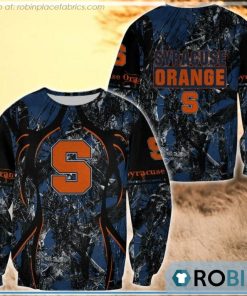 Syracuse Orange Hunting Pattern All Over Print Sweatshirt
