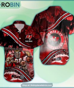Tampa Bay Buccaneers Mascot 3D Printed Summer Hawaiian Shirt Custom