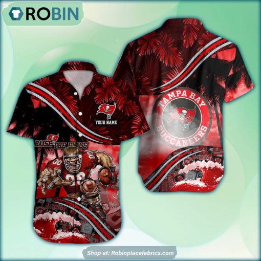 Tampa Bay Buccaneers Mascot 3D Printed Summer Hawaiian Shirt Custom