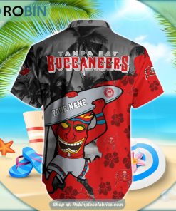 Tampa Bay Buccaneers Tiki Man NFL Hawaiian Shirt Tampa Bay Buccaneers Tiki Man NFL Hawaiian Shirt