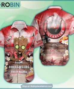 Tampa Bay Buccaneers x Baby Groot Summer Hawaiian Shirt