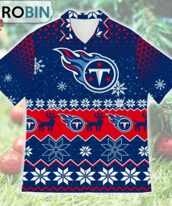 Tennessee Titans Ugly Christmas Design Short Sleeve Shirt