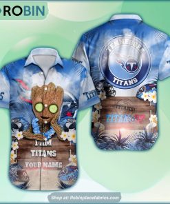 Tennessee Titans x Baby Groot Summer Hawaiian Shirt