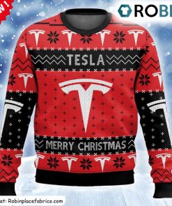 tesla-ugly-christmas-sweatshirt-sweater-1