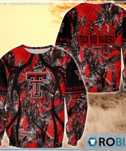 Texas Tech Red Raiders Hunting Pattern All Over Print Sweatshirt