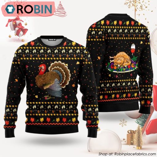 Thanksgiving Ugly Christmas Sweater