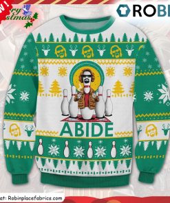 The Big Lebowski Abide Ugly Christmas Sweatshirt, Sweater The Big Lebowski Abide Ugly Christmas Sweatshirt, Sweater