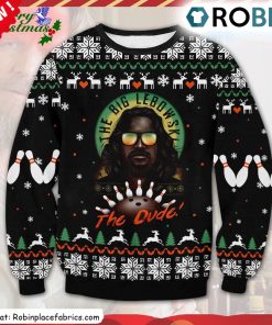 The Big Lebowski Dude Ugly Christmas Sweatshirt, Sweater