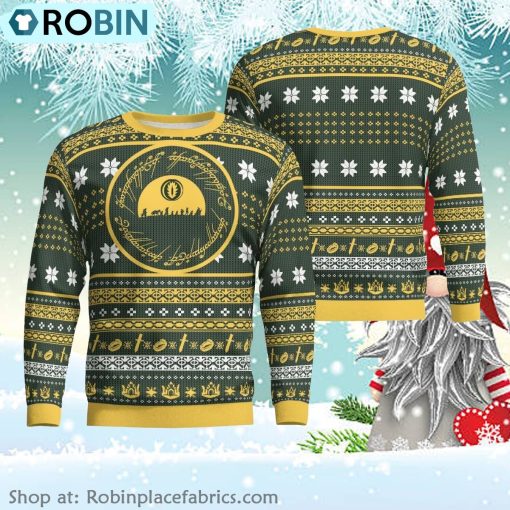 The Fellowship Lotr The Fellowship Lotr Ugly Christmas Sweater