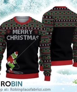 The Funny Character Stole Christmas Ugly Sweater 3D Printed