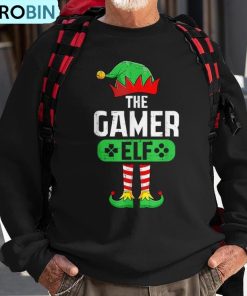 the-gamer-elf-xmas-matching-christmas-family-pajama-ugly-christmas-sweatshirt-1