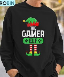 the-gamer-elf-xmas-matching-christmas-family-pajama-ugly-christmas-sweatshirt-3
