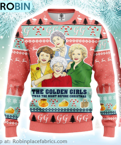 The Golden Girls Twas The Night Before Christmas Ugly Christmas Sweater