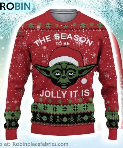 The Mandalorian The Season To Be Jolly It Is Ugly SweaterChristmas