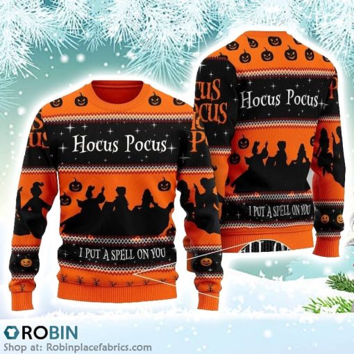 The Witch I Put A Spell On You Christmas Ugly Sweater 3D Printed