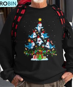 this-is-my-christmas-pajama-christmas-shark-tree-ugly-christmas-sweatshirt-1