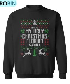 This Is My Ugly Christmas Florida Sweater Xmas Ugly Christmas Sweatshirt