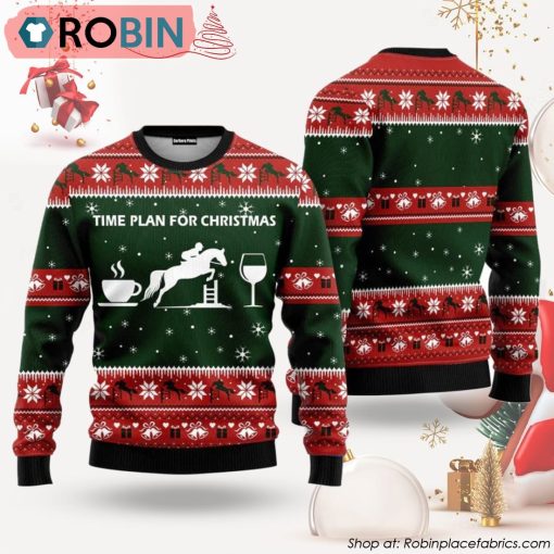 Time Plan For Ugly Christmas Sweater