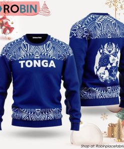 Tonga Polynesian Ugly Christmas Sweater