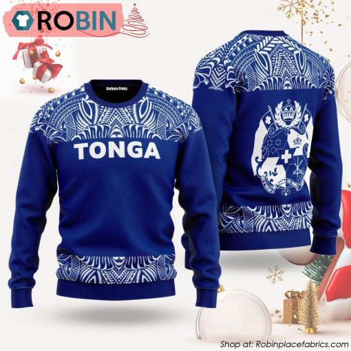 Tonga Polynesian Ugly Christmas Sweater