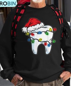 tooth-christmas-light-santa-hat-dentist-dental-hygienist-ugly-christmas-sweatshirt-1