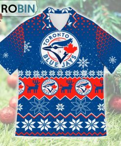 Toronto Blue Jays Ugly Christmas Design Short Sleeve Shirt Toronto Blue Jays Ugly Christmas Design Short Sleeve Shirt