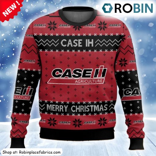 Tractor Case Ih Ugly Christmas Sweatshirt, Sweater