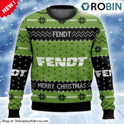 Tractor Fendt Ugly Christmas Sweatshirt, Sweater