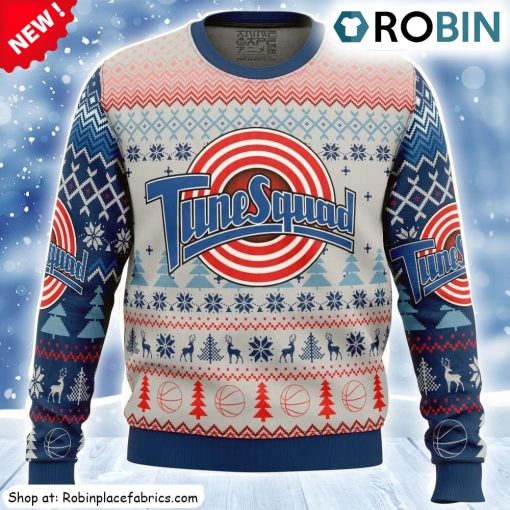 Tunesquad Space Jam Ugly Christmas Sweatshirt, Sweater
