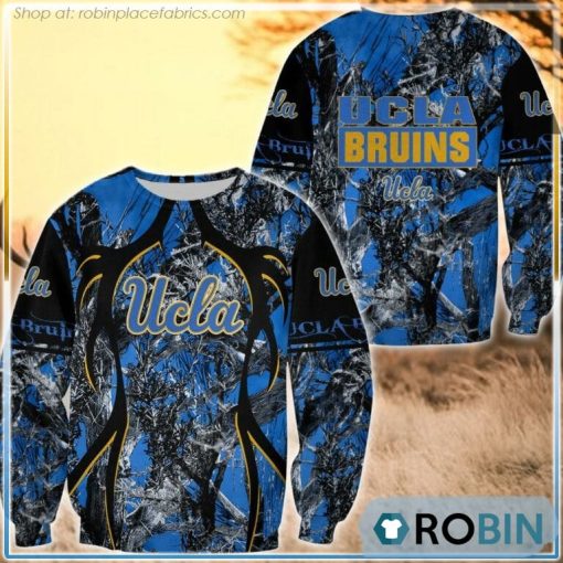 UCLA  Hunting Pattern All Over Print Sweatshirt