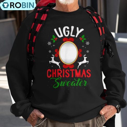 Ugly Christmas Sweater With Mirror Ugly Christmas Sweatshirt