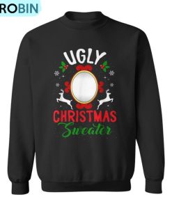 Ugly Christmas Sweater With Mirror Ugly Christmas Sweatshirt
