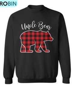 Uncle Bear Pajama Red Buffalo Xmas Family Christmas Ugly Christmas Sweatshirt