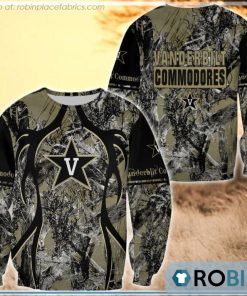 Vanderbilt Commodores Hunting Pattern All Over Print Sweatshirt