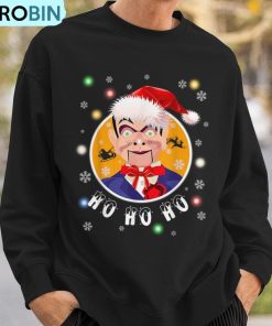 ventriloquist-dummy-in-santa-hat-christmas-ugly-christmas-sweatshirt-3