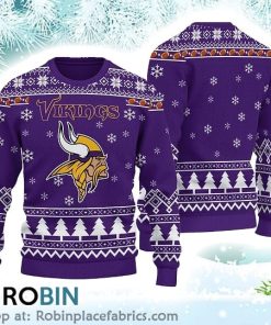 Vikings Football Minnesota Christmas Ugly Sweater 3D Printed Vikings Football Minnesota Christmas Ugly Sweater 3D Printed
