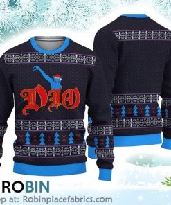 Vintage Dio Holy Diver Tour 83 Limited Edition Christmas Ugly Sweater 3D Printed